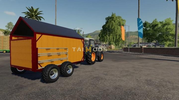 FS19 - Animal Trailer V1.0 (1.7) FS19 - Animal Trailer V1.0 (1.7)