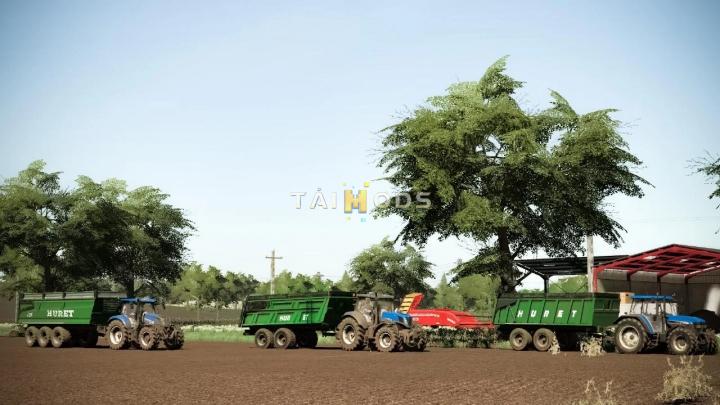 FS19 - Huret HBD Old Trailer V1.0 (1.7) FS19 - Huret HBD Old Trailer V1.0 (1.7)