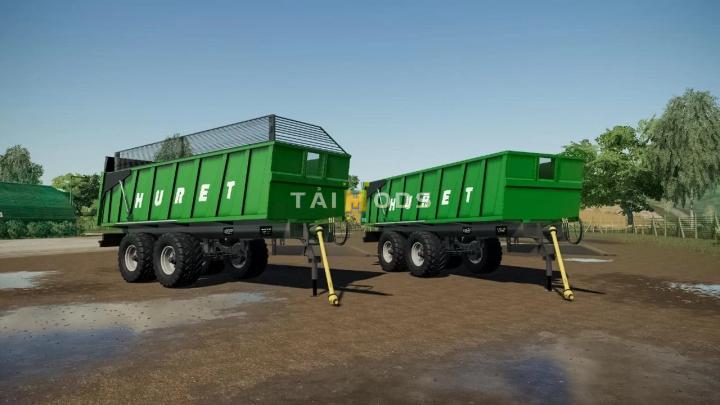 FS19 - Huret HBD Old Trailer V1.0 (1.7) FS19 - Huret HBD Old Trailer V1.0 (1.7)