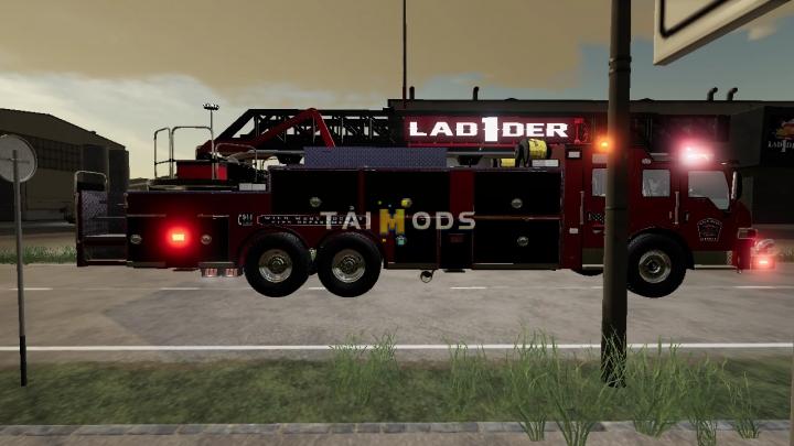 FS19 - Pierce Velocity Ladder V1.0 (1.7) FS19 - Pierce Velocity Ladder V1.0 (1.7)