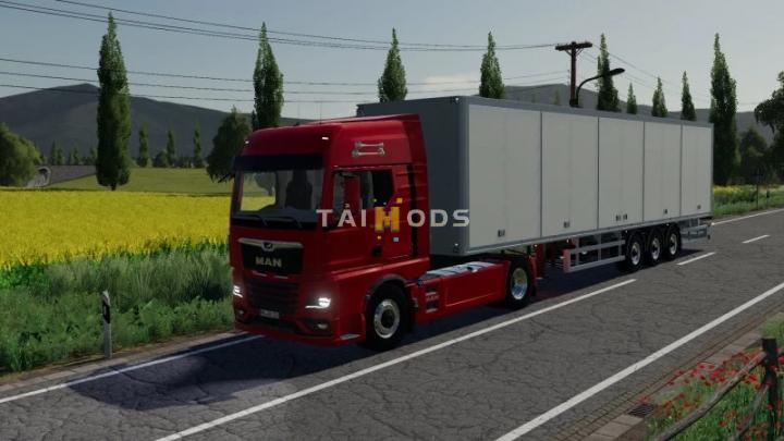 FS19 - Schmitz Slidedoor Trailer V1.0 (1.7) FS19 - Schmitz Slidedoor Trailer V1.0 (1.7)