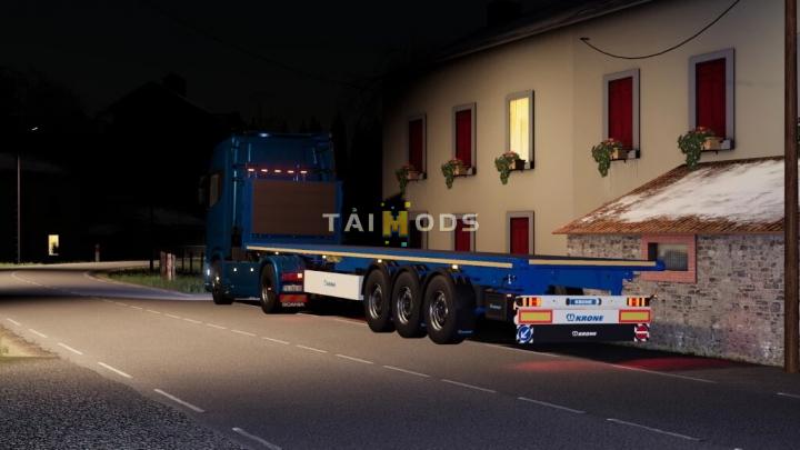 FS19 - Krone Flatbed Trailer V1.0 (1.7) FS19 - Krone Flatbed Trailer V1.0 (1.7)