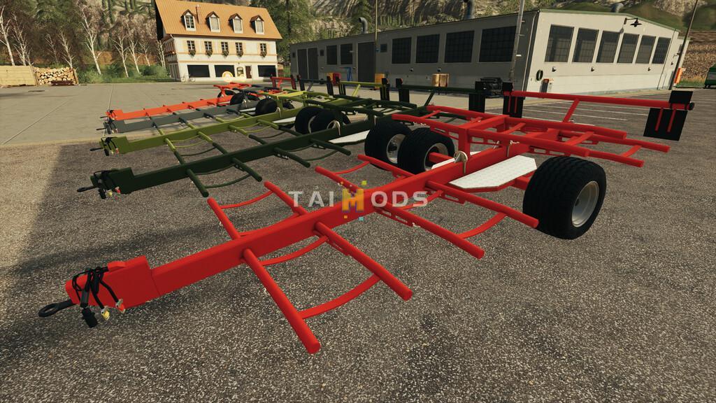 FS19 - Lizard 8 Bale Trailer V1.0 (1.7) FS19 - Lizard 8 Bale Trailer V1.0 (1.7)