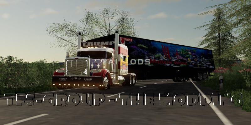 FS19 - Modren Glass Trailer V2.0 (1.7) FS19 - Modren Glass Trailer V2.0 (1.7)