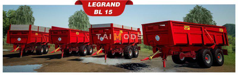 FS19 - Legrand BL 15 Trailer V1.0 (1.7) FS19 - Legrand BL 15 Trailer V1.0 (1.7)