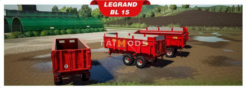 FS19 - Legrand BL 15 Trailer V1.0 (1.7) FS19 - Legrand BL 15 Trailer V1.0 (1.7)