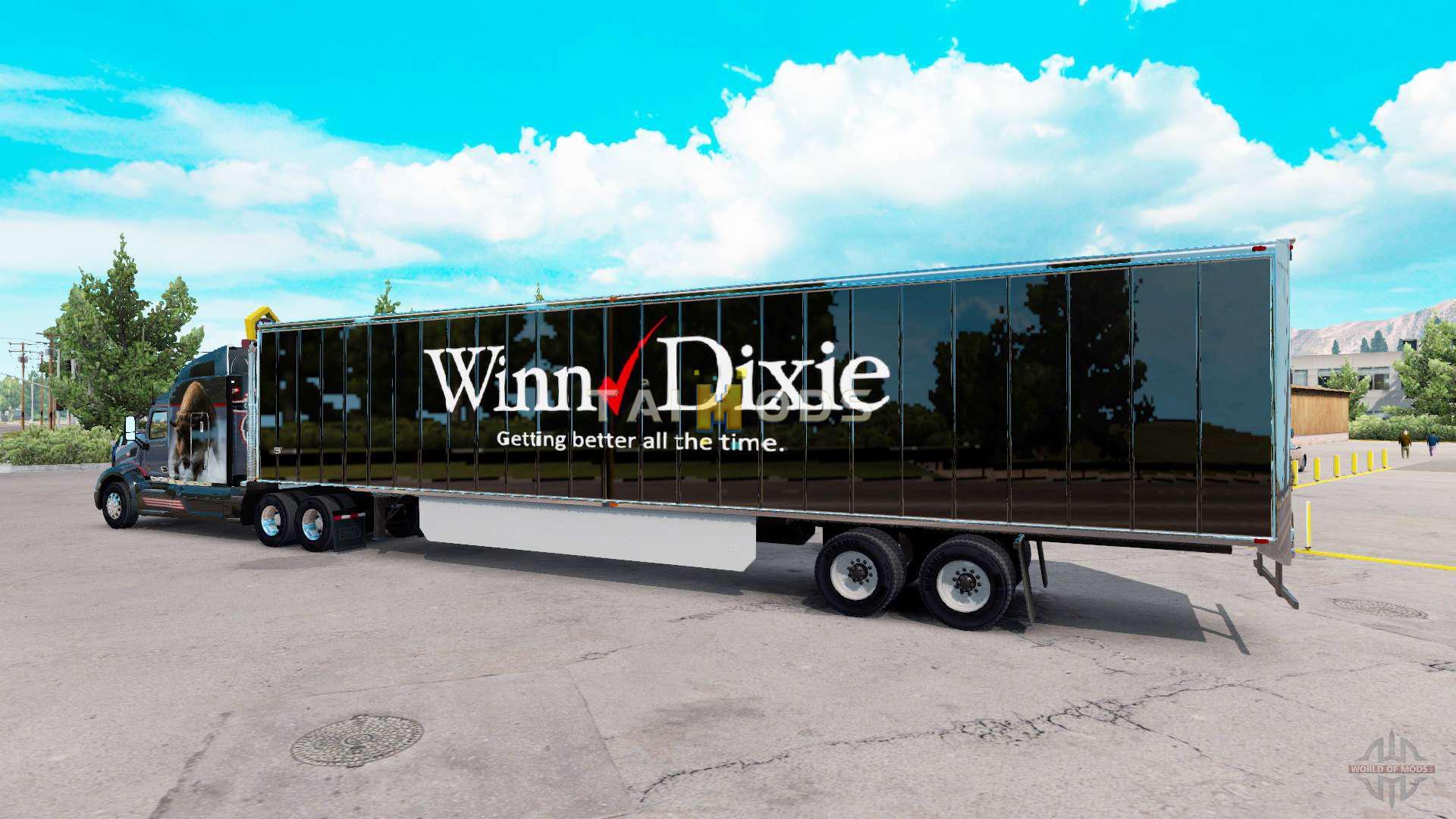 FS19 - Winn-Dixie Usa Trailer V2.0 (1.7) FS19 - Winn-Dixie Usa Trailer V2.0 (1.7)