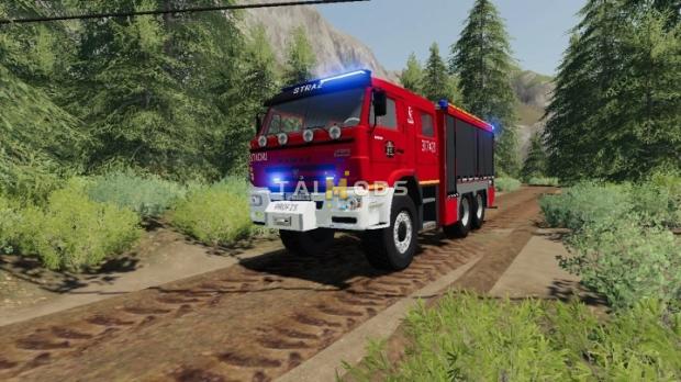 FS19 - Kamaz 43118 GCBA V1.0 (1.7) FS19 - Kamaz 43118 GCBA V1.0 (1.7)