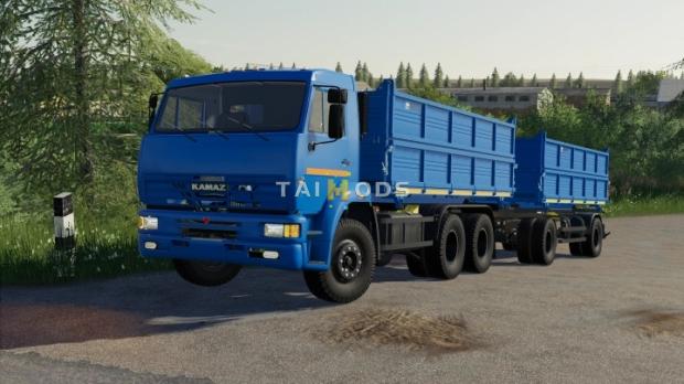FS19 - Kamaz 45143 + Nefaz 8560 Farmer V0.1 (1.7) FS19 - Kamaz 45143 + Nefaz 8560 Farmer V0.1 (1.7)