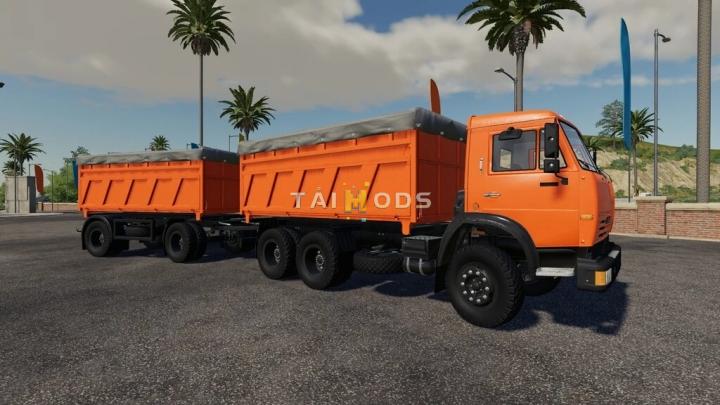 FS19 - Kamaz Grain Carrier V1.0.0.1 (1.7) FS19 - Kamaz Grain Carrier V1.0.0.1 (1.7)