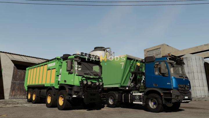 FS19 - Mercedes Arocs Agrar 8x8 Joskin Edition V1.0 (1.7) FS19 - Mercedes Arocs Agrar 8x8 Joskin Edition V1.0 (1.7)
