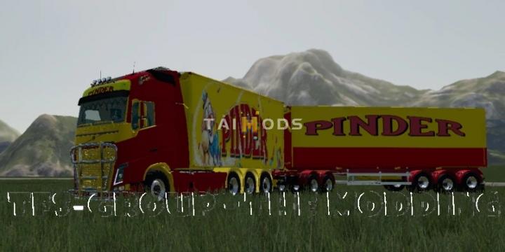 FS19 - Volvo FH16 R Pinder V2.0 (1.7) FS19 - Volvo FH16 R Pinder V2.0 (1.7)