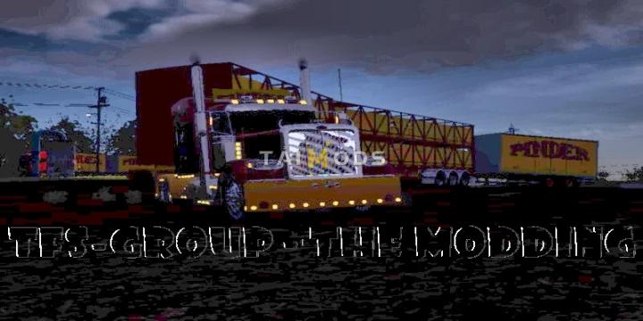 FS19 - Peterbilt 388 Cirque Pinder V2.0 (1.7) FS19 - Peterbilt 388 Cirque Pinder V2.0 (1.7)