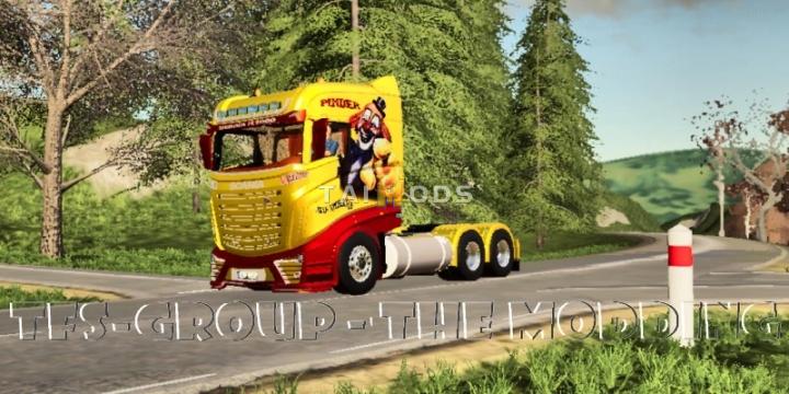 FS19 - Scania R1000 Pinder Hommage V2.0.0.1 (1.7) FS19 - Scania R1000 Pinder Hommage V2.0.0.1 (1.7)