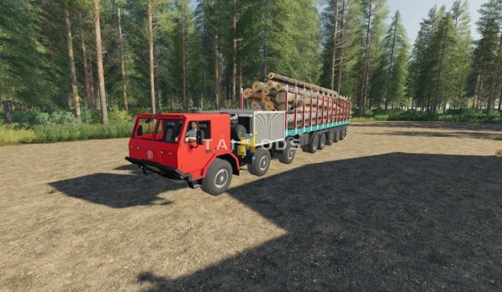 FS19 - Tatra 16x16 Les Truck V1.0 (1.7) FS19 - Tatra 16x16 Les Truck V1.0 (1.7)