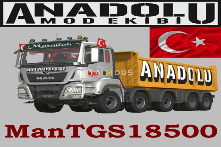 FS19 - ANADOLU Man Kipper V1.0 (1.7) FS19 - ANADOLU Man Kipper V1.0 (1.7)