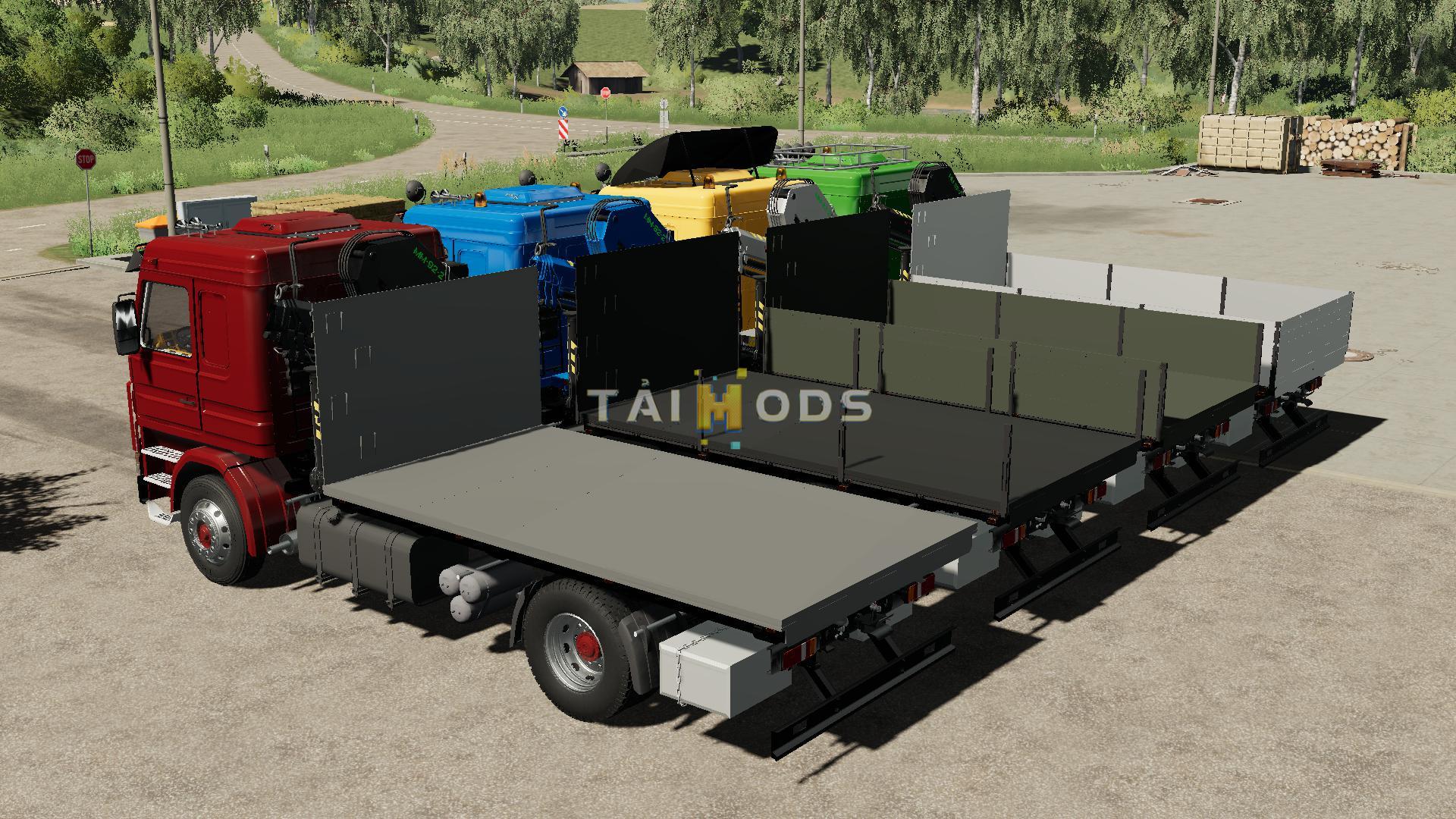 FS19 - Scania 113H SideDoors + Crane V1.0 (1.7) FS19 - Scania 113H SideDoors + Crane V1.0 (1.7)
