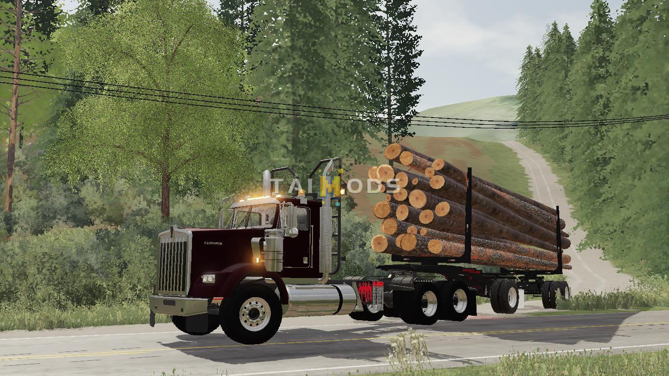 FS19 - Kenworth T800 Tandem V2.0 (1.7) FS19 - Kenworth T800 Tandem V2.0 (1.7)