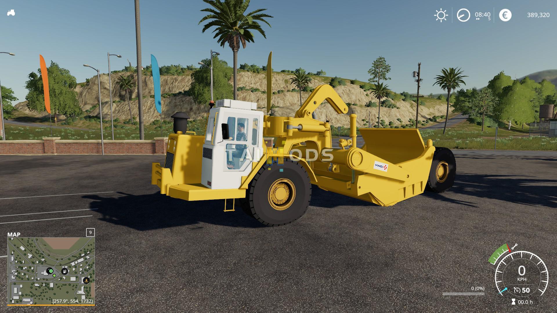 FS19 - Scraper Vinci V1.0 (1.7) FS19 - Scraper Vinci V1.0 (1.7)