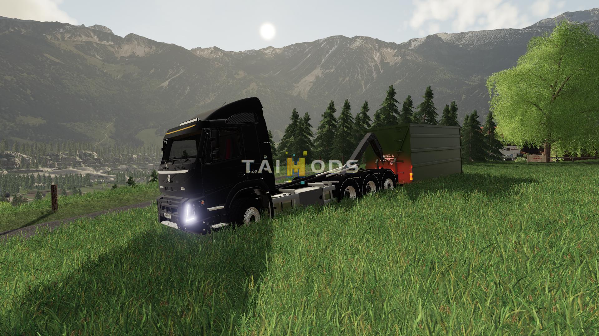 FS19 - Volvo FMX Hooklift 8x4 V1.0 (1.7)