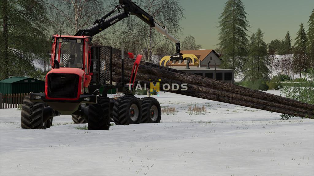 FS19 - Komatsu 895 Clambunk V1.0 (1.4) FS19 - Komatsu 895 Clambunk V1.0 (1.4)