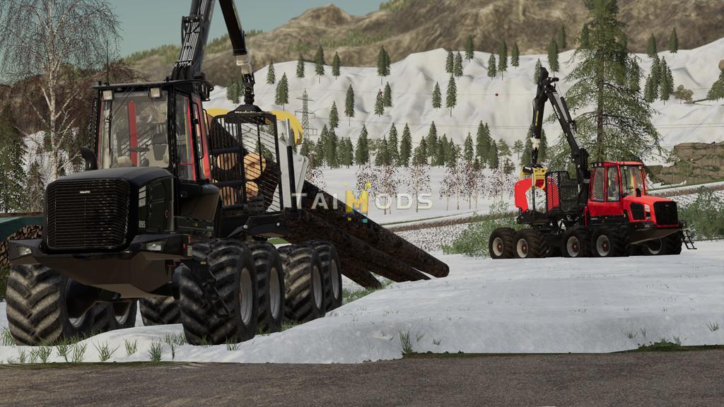 FS19 - Komatsu 895 Clambunk V1.0 (1.4) FS19 - Komatsu 895 Clambunk V1.0 (1.4)
