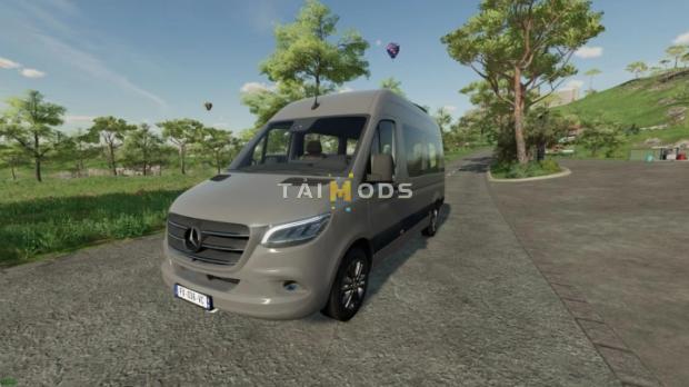 FS22 - Mercedes-Benz Sprinter Tourer Catteau Voyages V1.1 (1.14) FS22 - Mercedes-Benz Sprinter Tourer Catteau Voyages V1.1 (1.14)