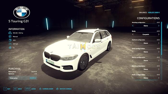 FS22 - BMW 5 Touring G31 V1.0.0.1 (1.14) FS22 - BMW 5 Touring G31 V1.0.0.1 (1.14)