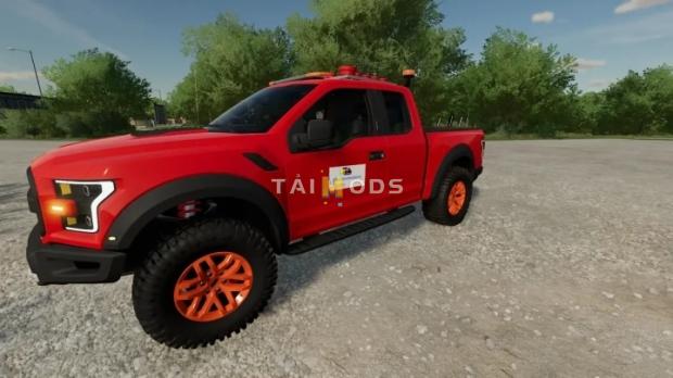 FS22 - Ford Raptor F150 Kommunal V1.2 (1.13) FS22 - Ford Raptor F150 Kommunal V1.2 (1.13)