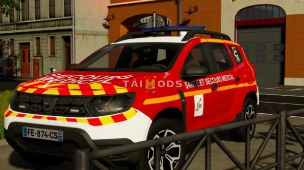FS22 - Dacia Duster Gendarmerie V1.1 (1.13) FS22 - Dacia Duster Gendarmerie V1.1 (1.13)
