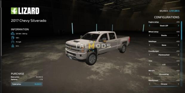 FS22 - 2017 Silverado 2500 V1.0 (1.12) FS22 - 2017 Silverado 2500 V1.0 (1.12)