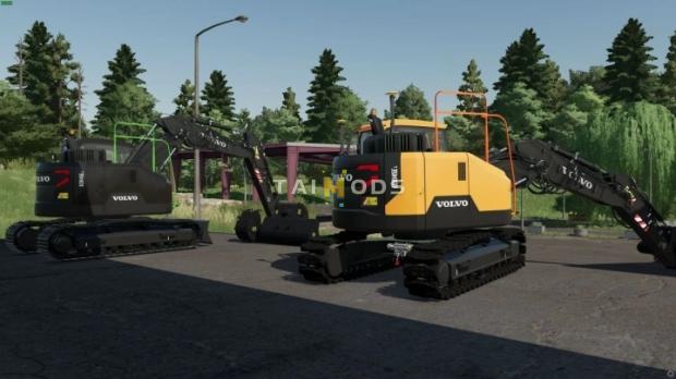 FS22 - Volvo ECR145EL with Variable Arm V1.0 (1.13) FS22 - Volvo ECR145EL with Variable Arm V1.0 (1.13)