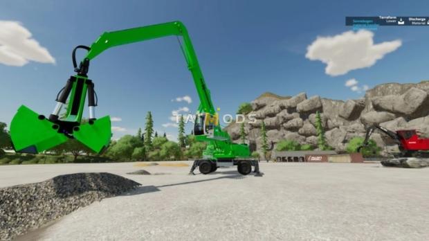 FS22 - Sennebogen Material Handler V1.0 (1.8) FS22 - Sennebogen Material Handler V1.0 (1.8)