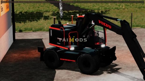 FS22 - Rosab Volvo EW160 Excavator V1.0 (1.5) FS22 - Rosab Volvo EW160 Excavator V1.0 (1.5)