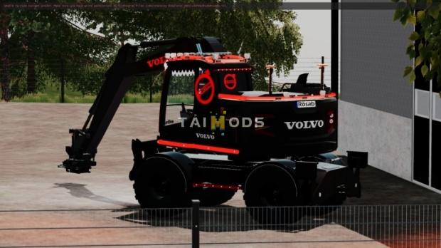 FS22 - Rosab Volvo EW160 Excavator V1.0 (1.5) FS22 - Rosab Volvo EW160 Excavator V1.0 (1.5)