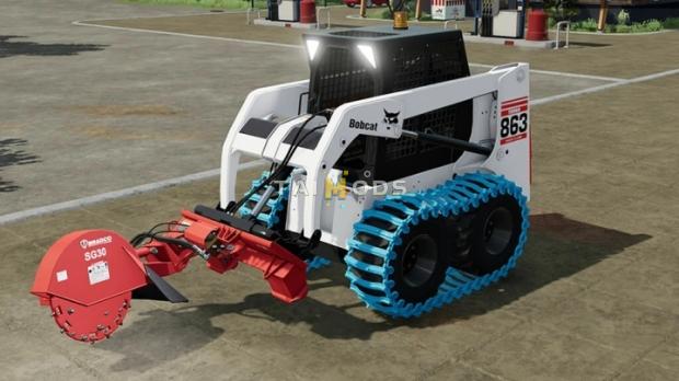 FS22 - Bobcat 863 Turbo With Bobcat Shovel v1.0 (1.4) FS22 - Bobcat 863 Turbo With Bobcat Shovel v1.0 (1.4)