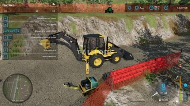 FS22 - CAT 420F Backhoe Loader V1.0.1.0 (1.4) FS22 - CAT 420F Backhoe Loader V1.0.1.0 (1.4)