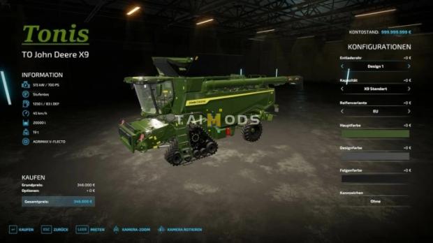 FS22 - John Deere X9 V1.3.2.0 (1.5) FS22 - John Deere X9 V1.3.2.0 (1.5)