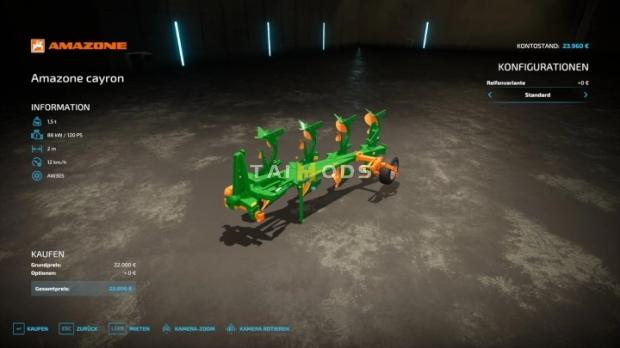 FS22 - Amazone Cayron V1.0 (1.13)