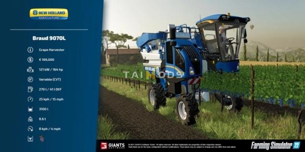 FS22 - New Holland Braud 9070L V1.0 () FS22 - New Holland Braud 9070L V1.0 ()