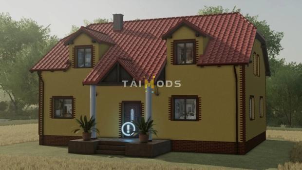 FS22 - Modern Yellow Farmhouse V1.0 (1.14) FS22 - Modern Yellow Farmhouse V1.0 (1.14)