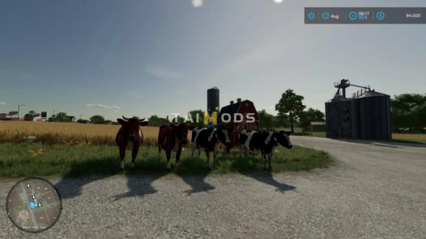 FS22 - Placeable Cow V1.0 (1.14) FS22 - Placeable Cow V1.0 (1.14)