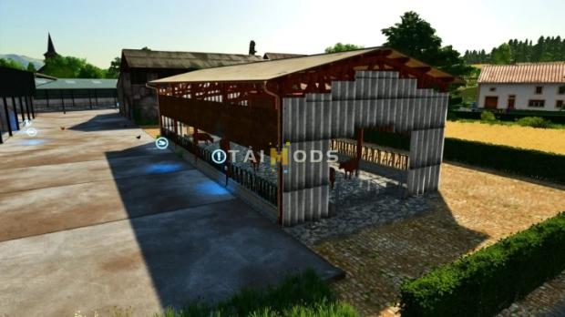 FS22 - Barn for Cows in Straw Air V1.0 (1.14) FS22 - Barn for Cows in Straw Air V1.0 (1.14)