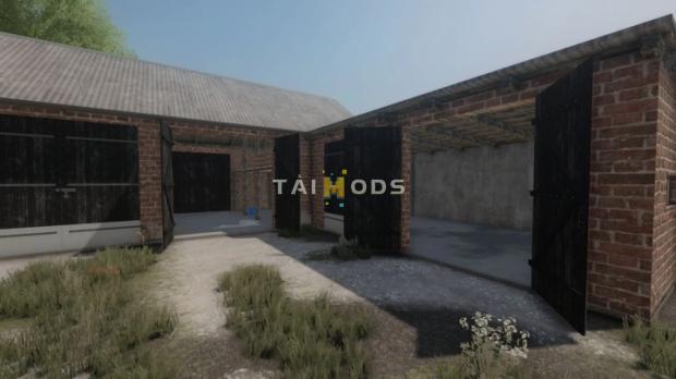 FS22 - Farm Building with Cows V1.0 (1.13)