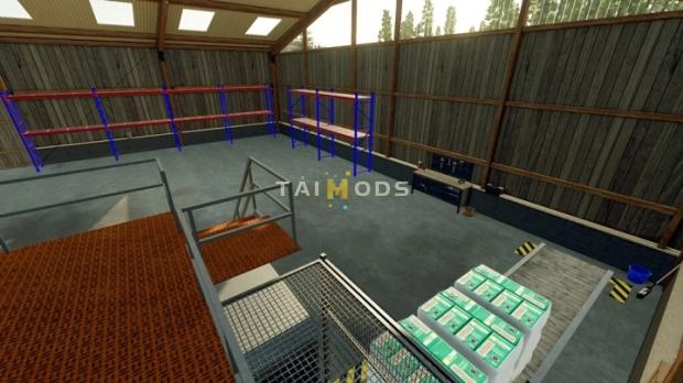 FS22 - Wood Pellet Factory V1.1 (1.13) FS22 - Wood Pellet Factory V1.1 (1.13)