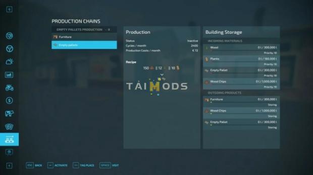 FS22 - Empty Pallets Production V1.0.4.0 (1.12) FS22 - Empty Pallets Production V1.0.4.0 (1.12)