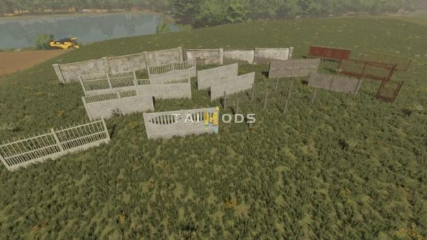 FS22 - Pack Of Fences V1.0 (1.10)