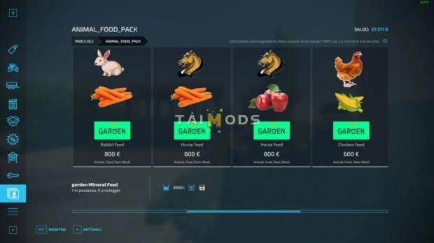 FS22 - Animal Food Pack V1.1 (1.10) FS22 - Animal Food Pack V1.1 (1.10)