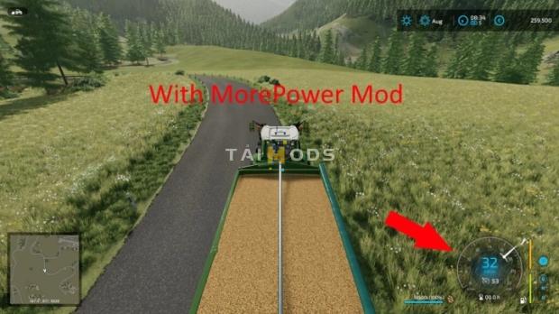 FS22 - More Power V1.0 (1.8) FS22 - More Power V1.0 (1.8)