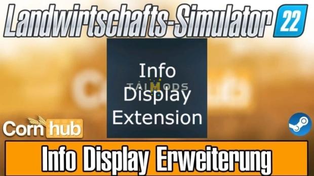 FS22 - Info Display Extension V1.5 (1.7)